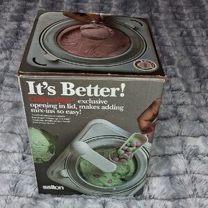 Salton Ice Cream Maker with Chiller Feature
